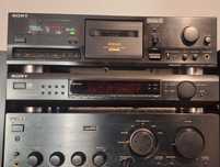 Stereo sony wzmacniacz wieza