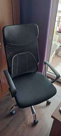Fotel obrotowy  krzesło biurowe czarny JYSK