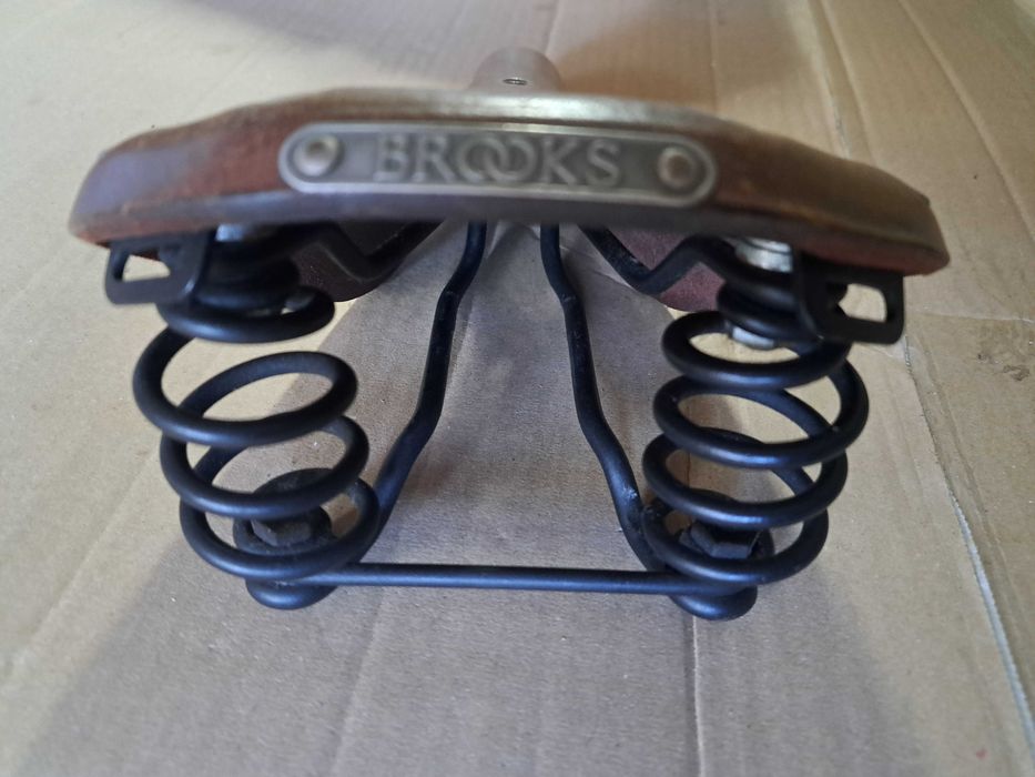 siodełko Brooks Flyer skóra brązowa