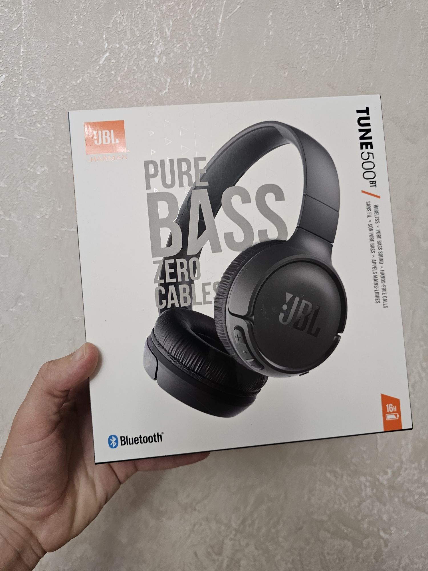 Навушники безпровідні JBL Tune 500BT Нові Запаковані