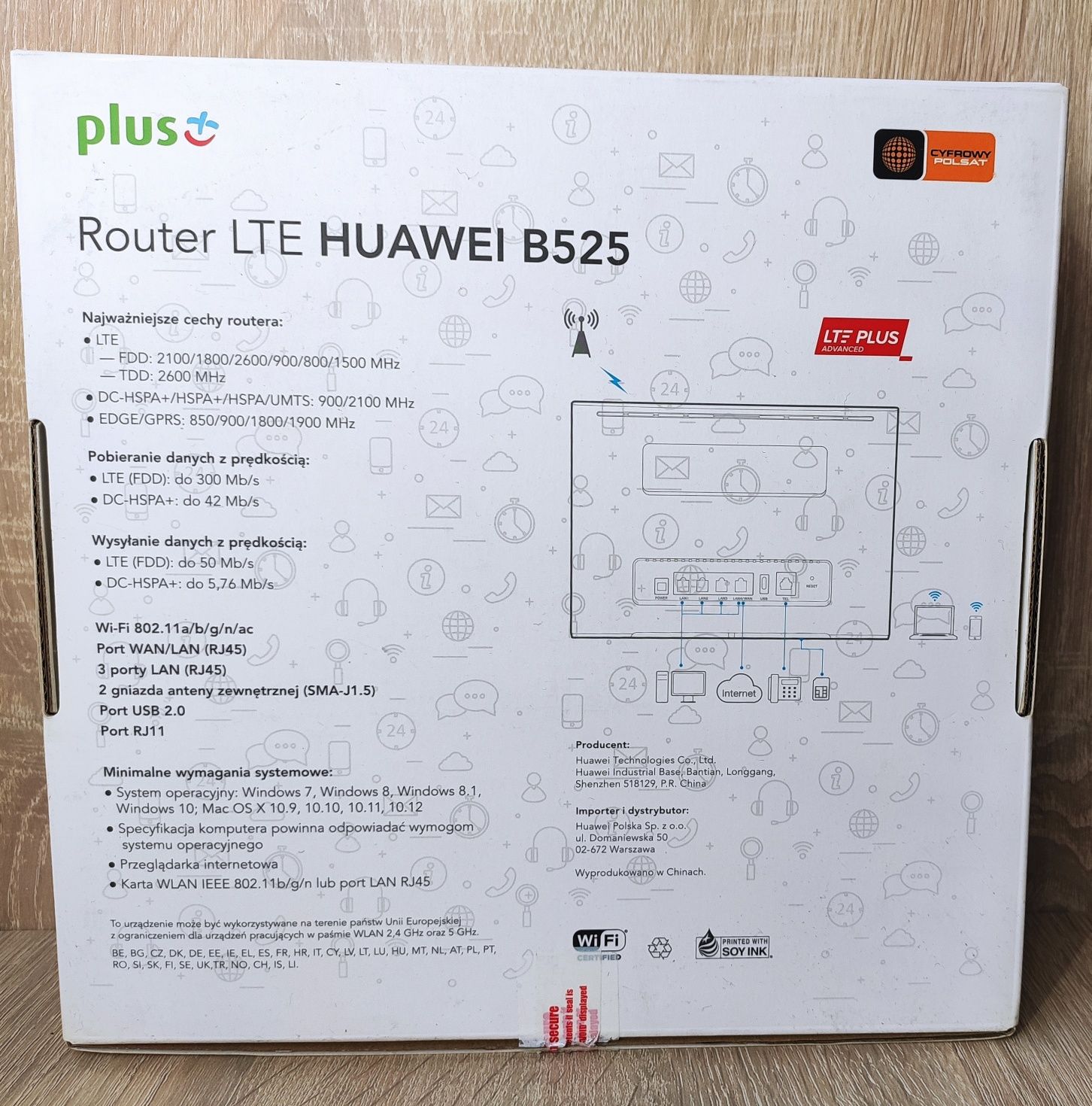 Router Wifi LTE HUAWEI B525