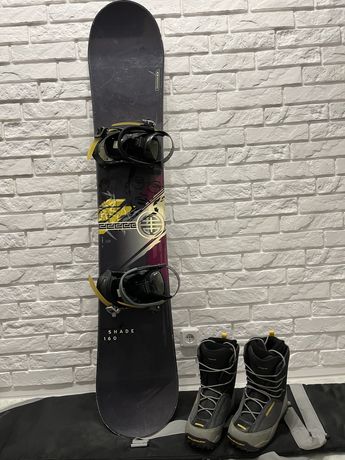 Deska Snowbordowa 157 + buty