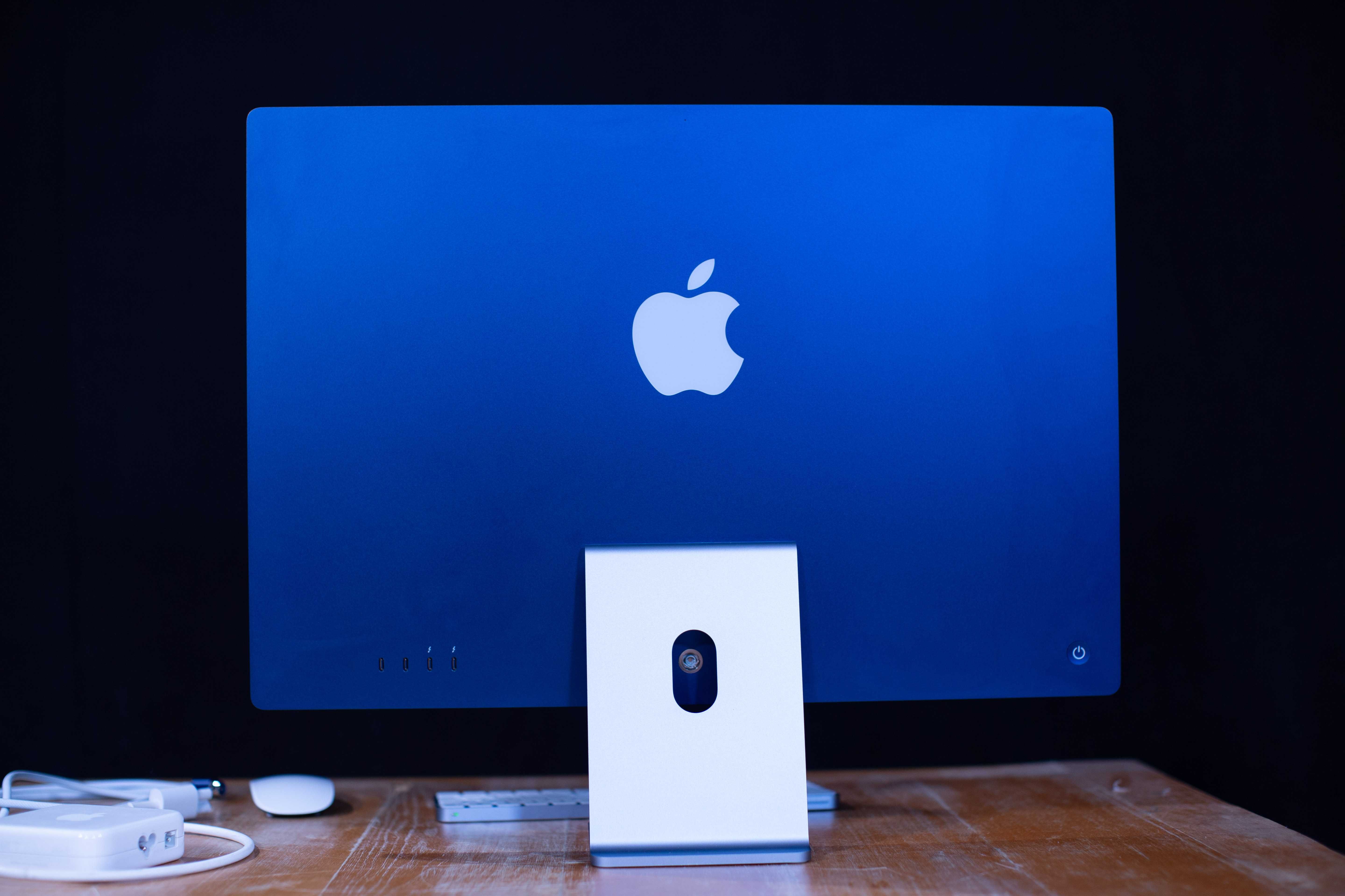 iMac 24″ M1 (2021) Azul – 8GB RAM,  512GB SSD, Teclado e Rato