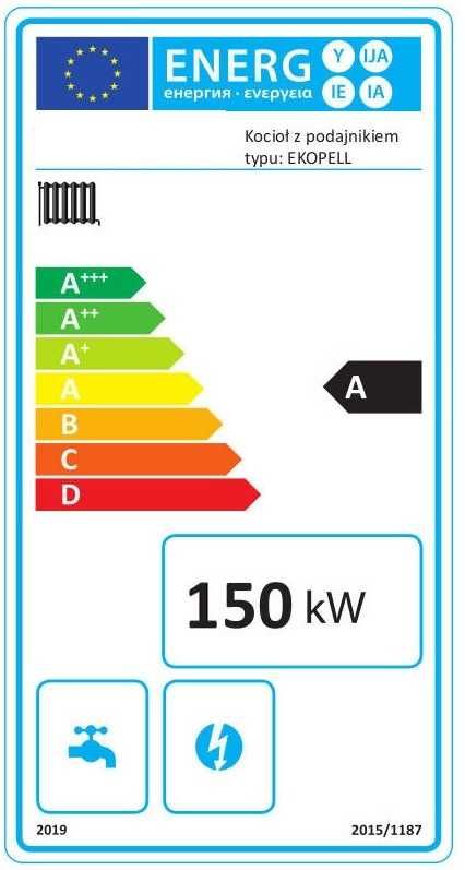 Kocioł z podajnikiem na PELLET 150kW 1500m2 5 klasa Ecodesign