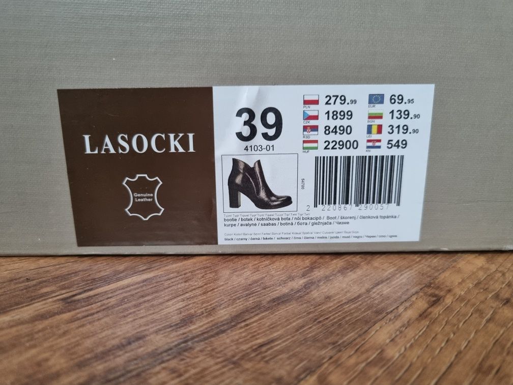 Botki Lasocki 39
