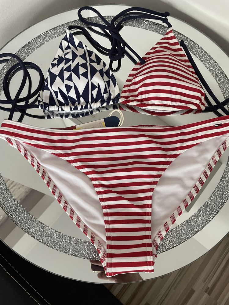 Nowy Tommy Hilfiger kostium bikini roz.M