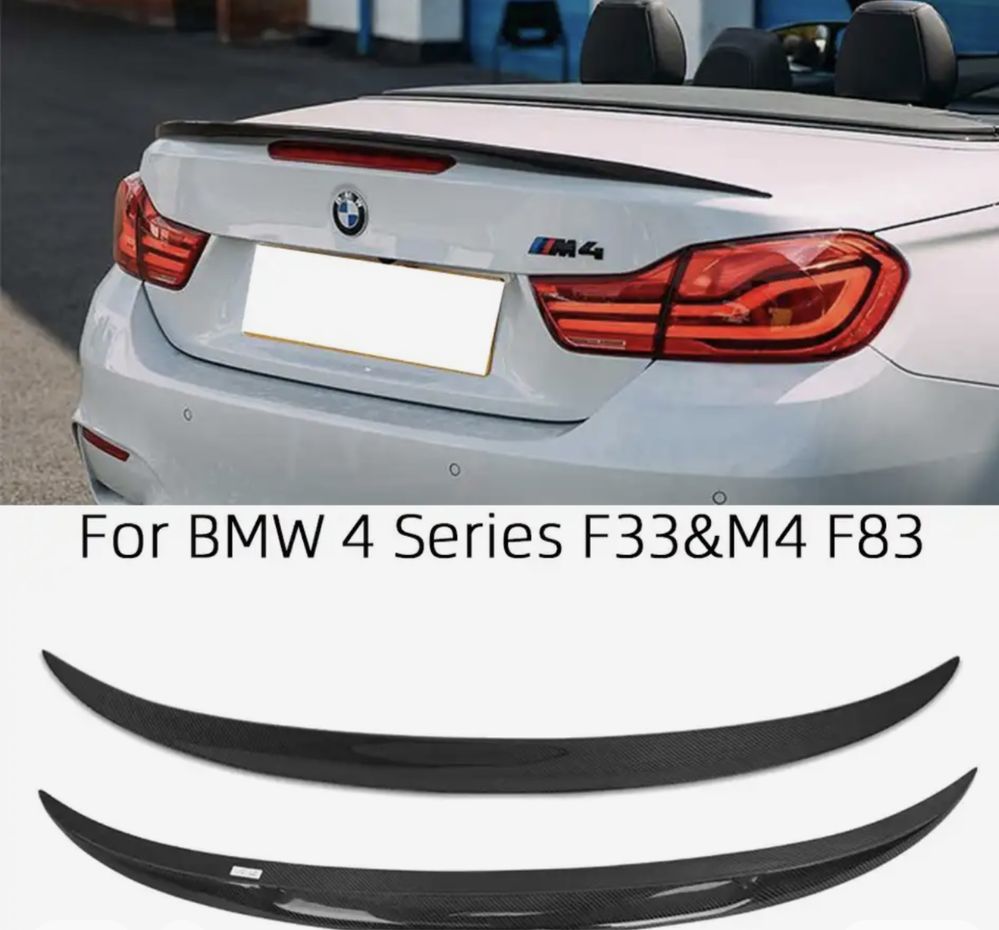 Spoiler traseiro de fibra de carbono BMW Série 4