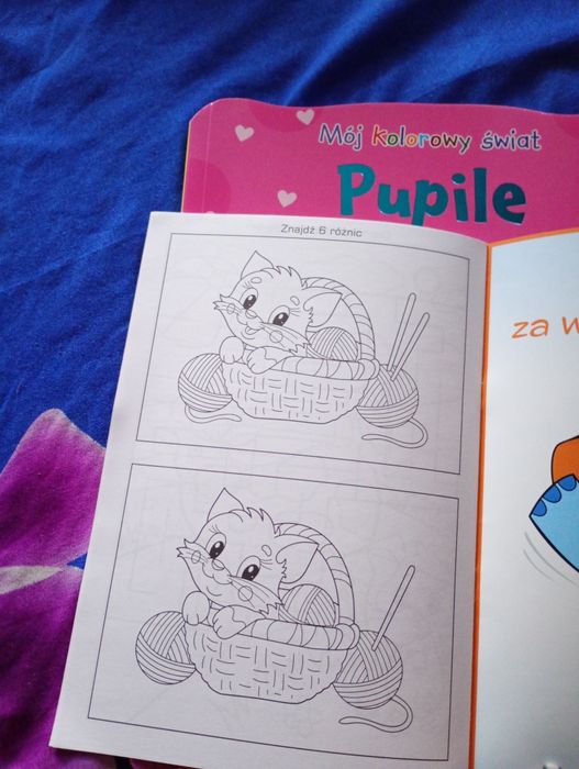 Zestaw kolorowanki z zadaniami