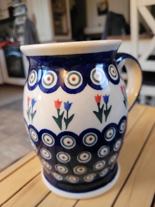 Ociekacz sztućce Bolesławiec ceramika