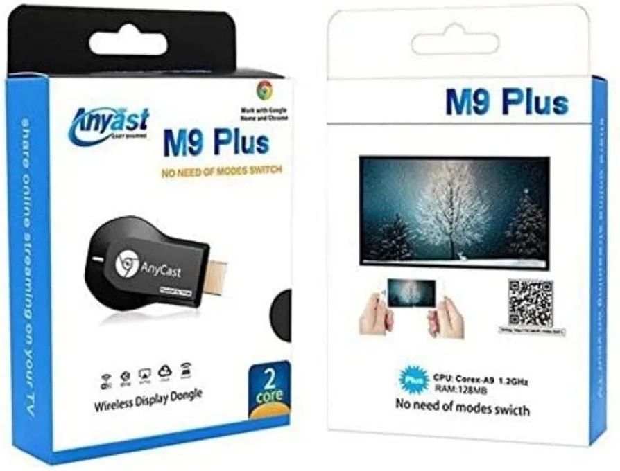 Odbiornik Anycast M9 Plus Dongle, wyświetlacz HDMI WiFi wyświetlacz ob