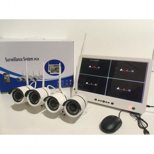 Відеоспостереження монітор+ Камеры DVR KIT LCD 13'' 1304 WiFi 4ch набо