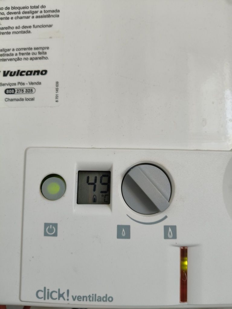 Vendo esquentador 11L gás de botija Vulcano Click Ventilado