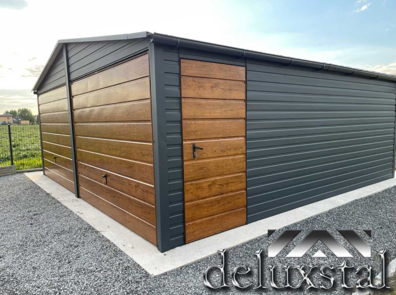 Garaze blaszane garaz PREMIUM 6x5.80 PROFIL ZAMKNIETY