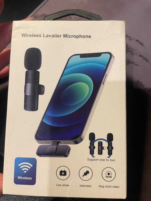 Бездротовий петличний мікрофон (Wireless Lavalier Microphone)