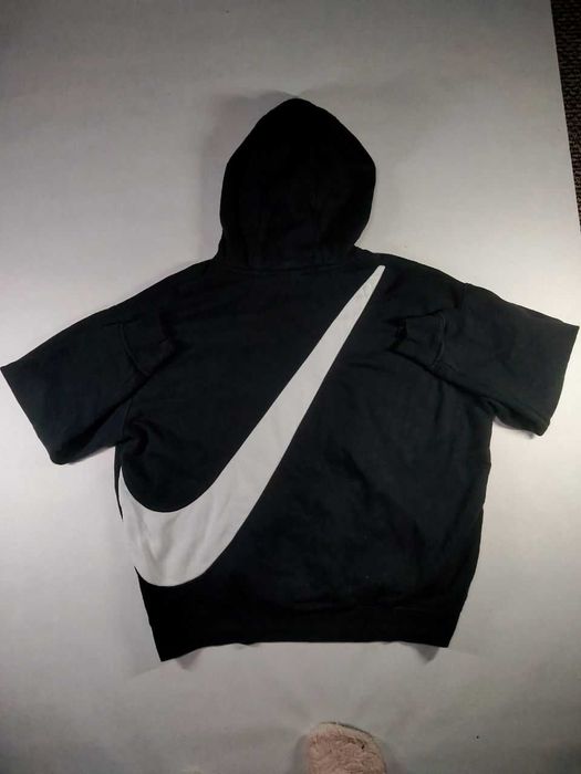 !ОРИГІНАЛ! Чорна худі/Nike big swoosh/найк М/великий логотип