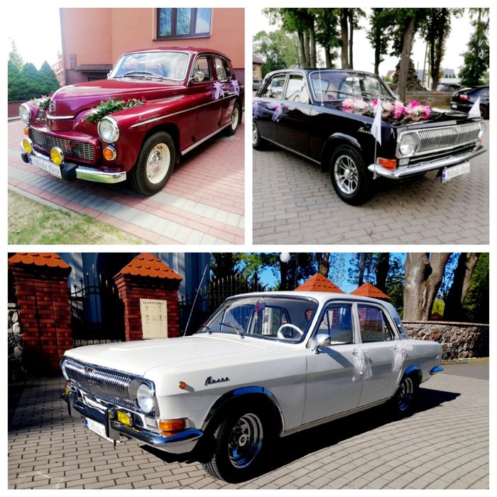 Samochód auto do ślubu Warszawa 224/223 Wołga gaz 24