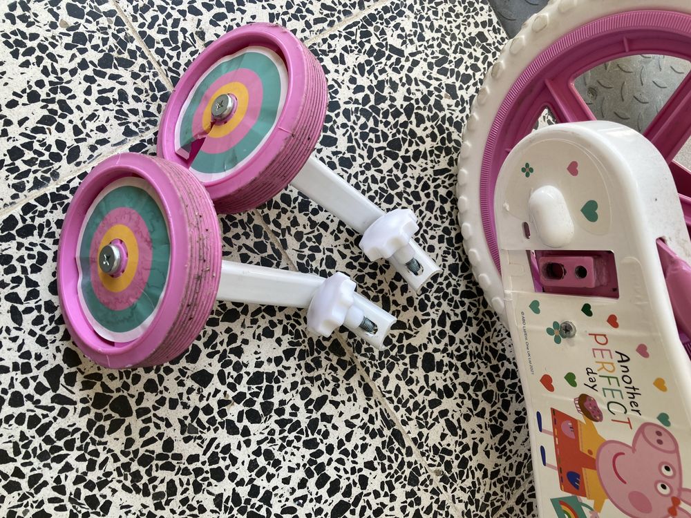 Bicicleta criança peppa pig