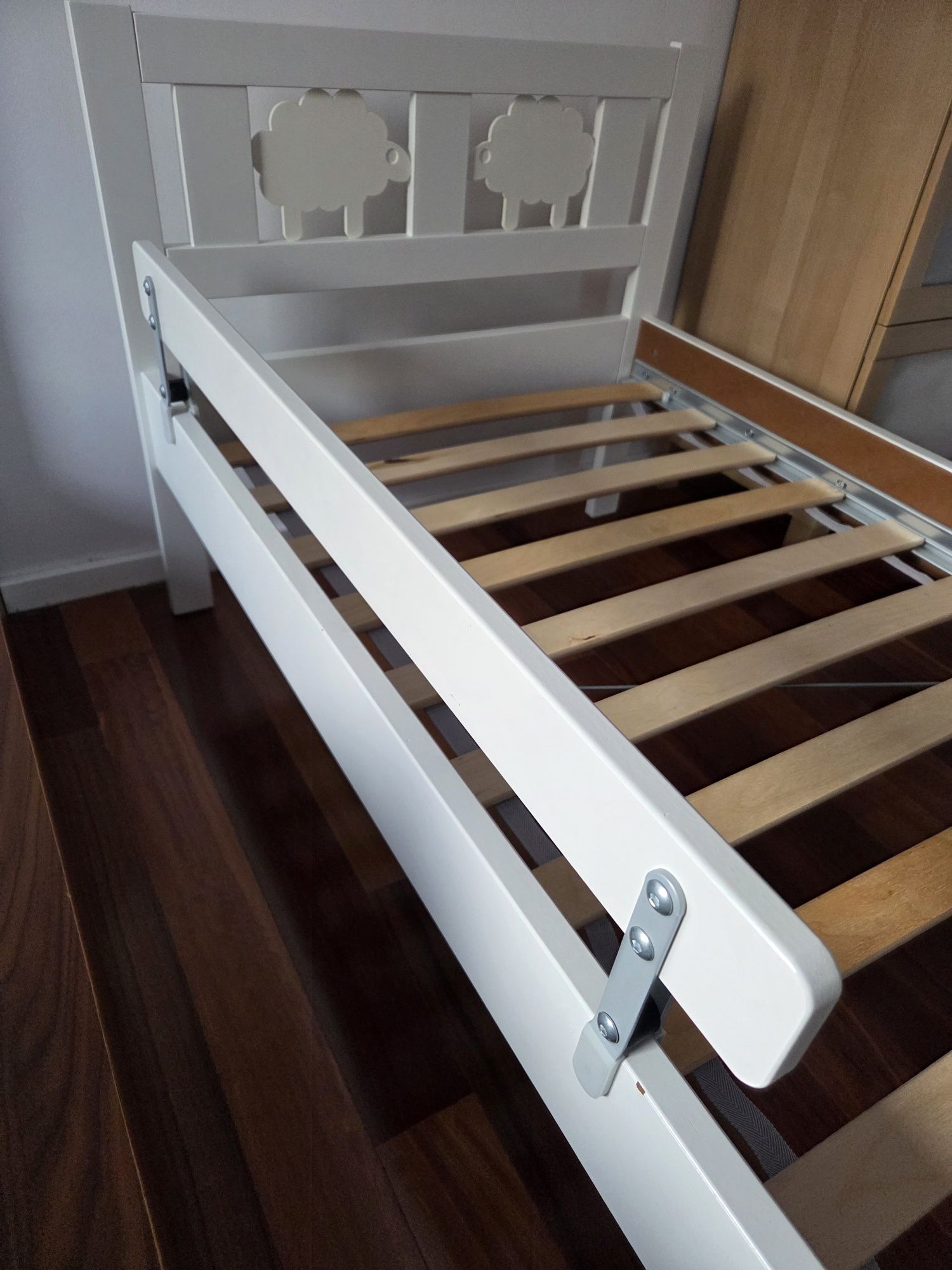 Łóżko dziecięce IKEA Kritter + materac 70x160