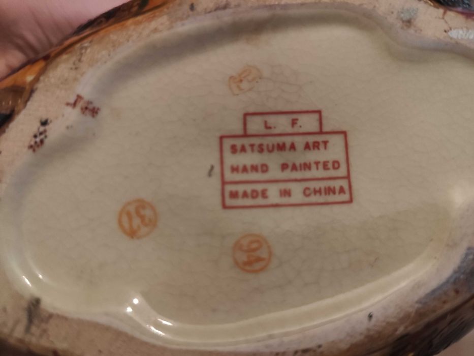 Satsuma antiguidade pintura chinesa manual