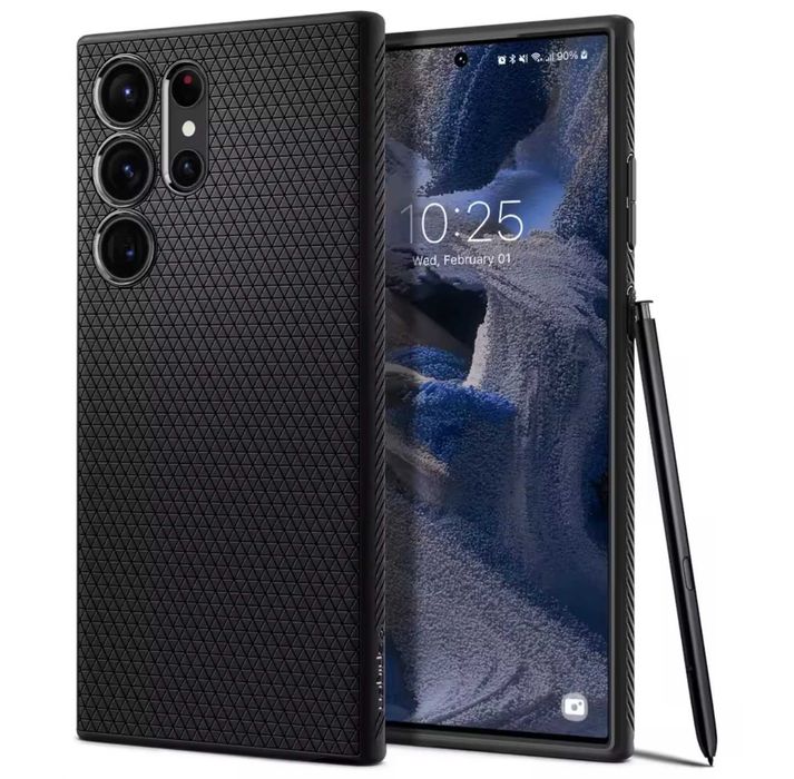 Чехол на S23 Ultra Spigen Liquid Air, захисний чохол на samsung galaxy