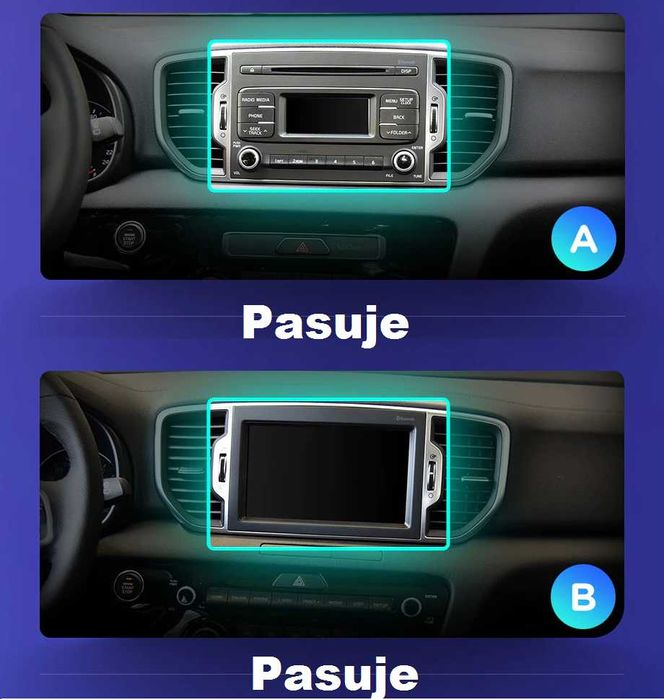 Radio KIA SPORTAGE_4 Android Nawigacja DSP 4G CarPlay/AA LTE  Montaż