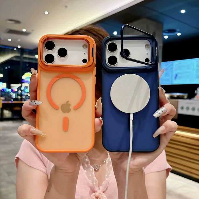 Capa IPhone 17 com suporte e magsafe - Portes envio grátis