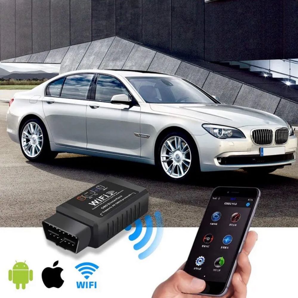 Dispositivo Diagnóstico Automóvel OBD2 Wi-Fi