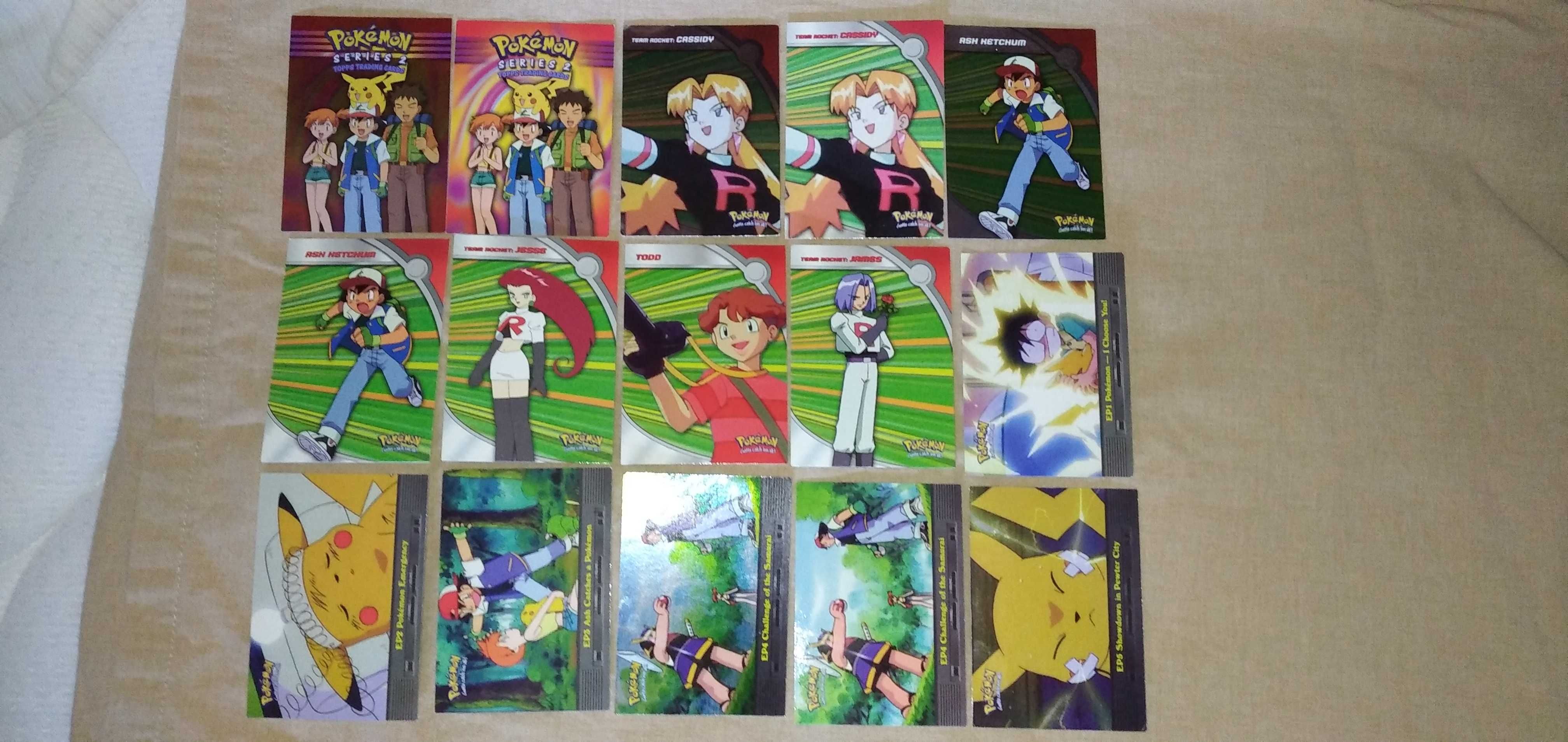 Topps Series 2 1999 TV Animation Colecção de cartas Pokemon