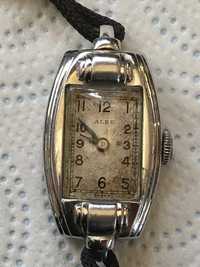 Damski mechaniczny zegarek vintage ALBE 15 kamieni
