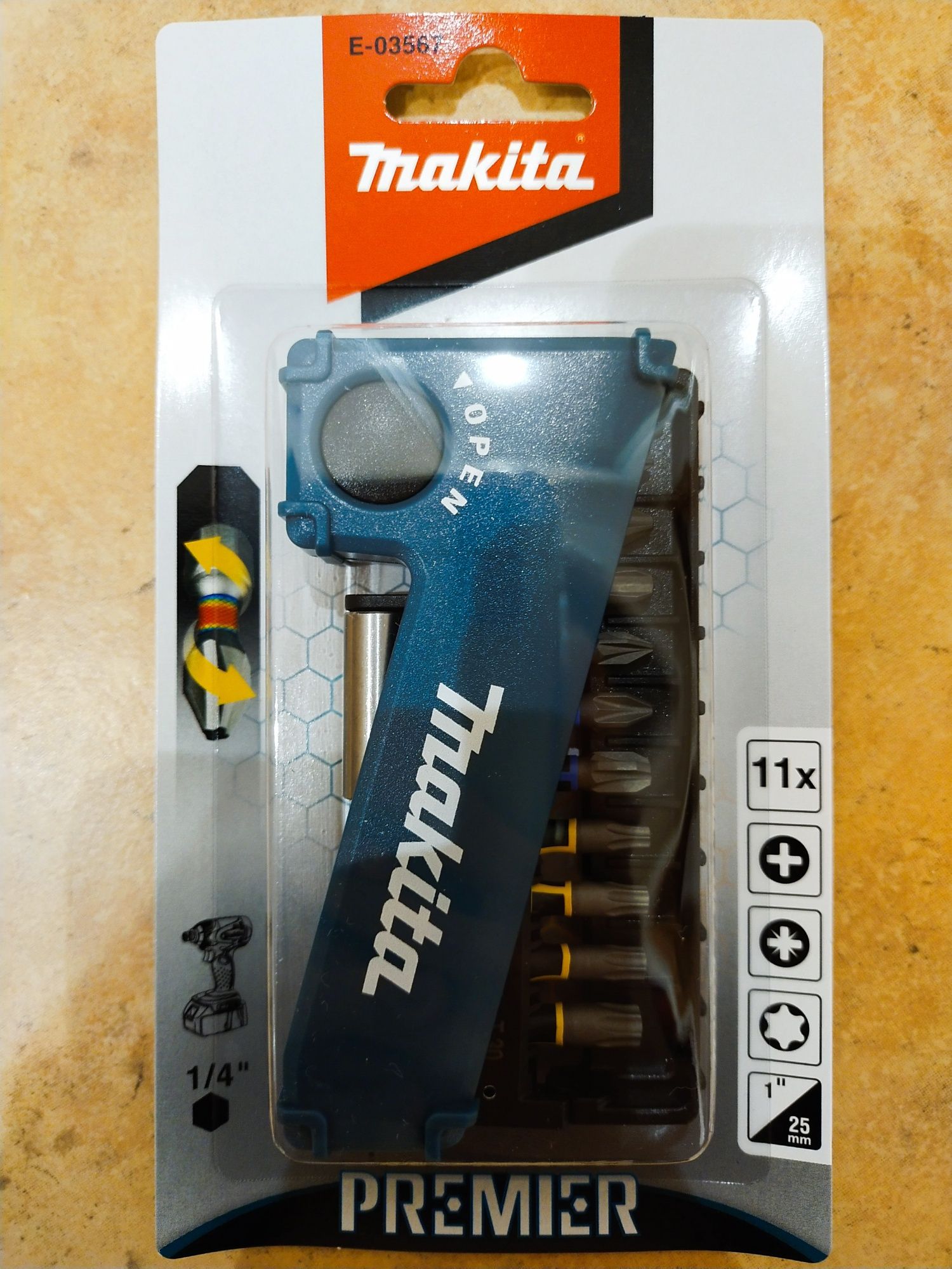 Zestaw końcówek wkrętakowych IMPACT PREMIER E-03567 MAKITA NOWY