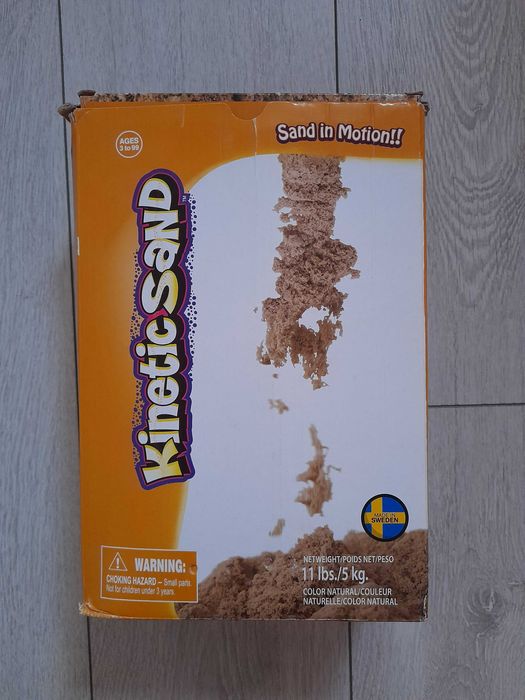 Piasek kinetyczny 5 kg + dmuchane piaskownice