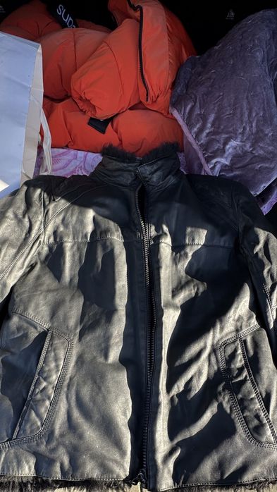 Blazer de Pele Verdadeira