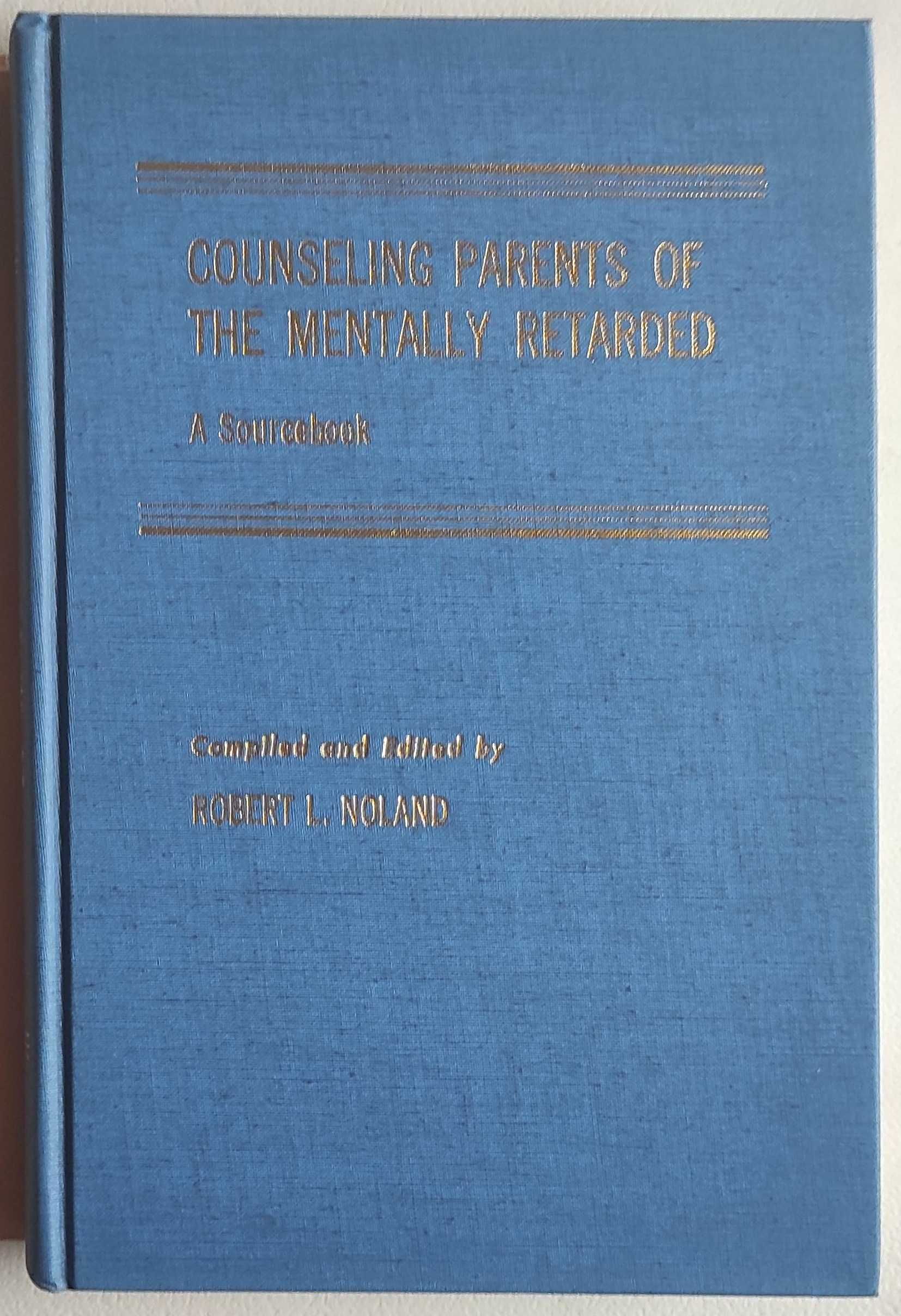 Livro - Counseling Parents of The Mentally Retarded