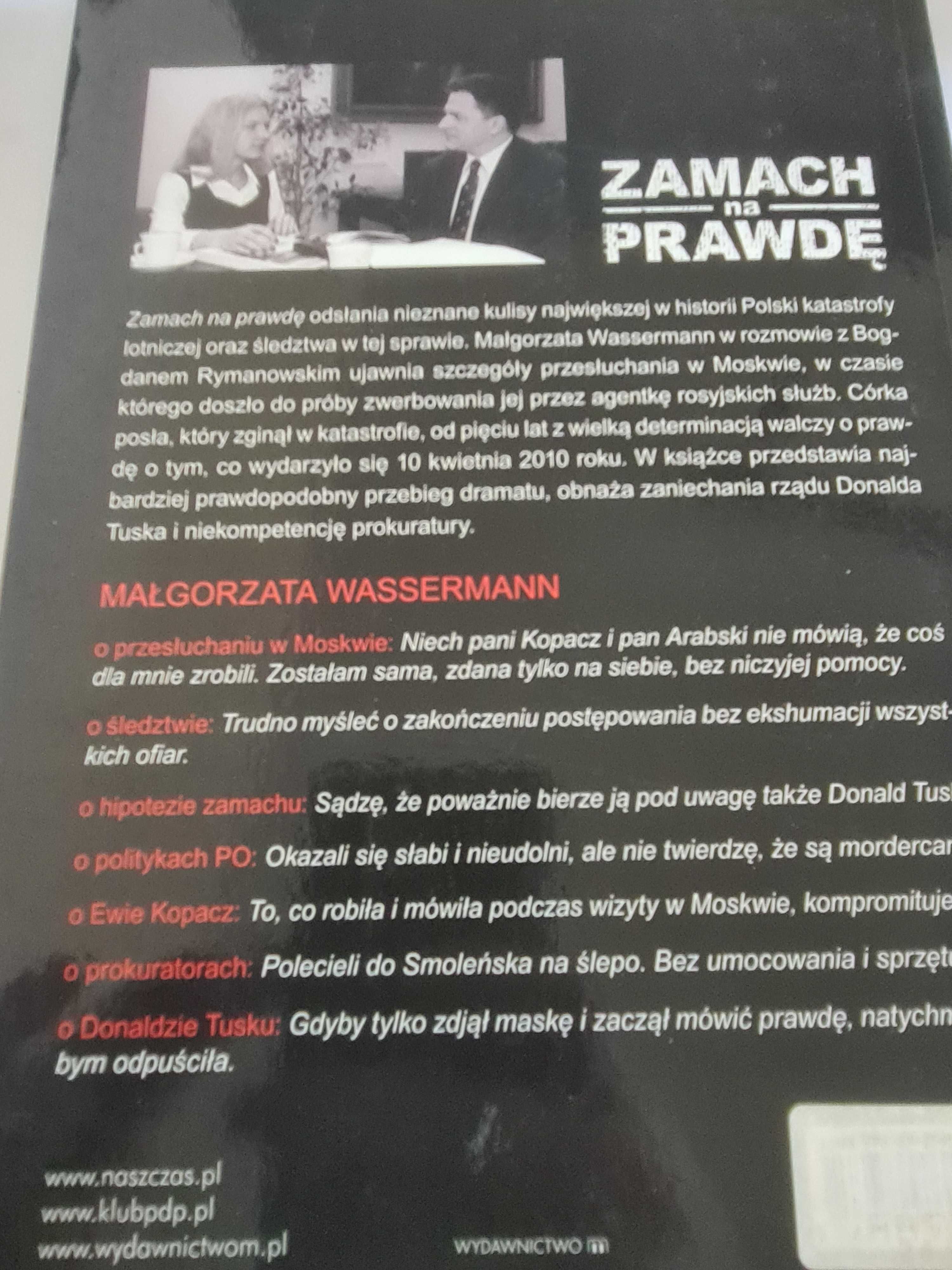 Zamach na Prawdę Małgorzata Wassermann Bogdan Rymanowski
