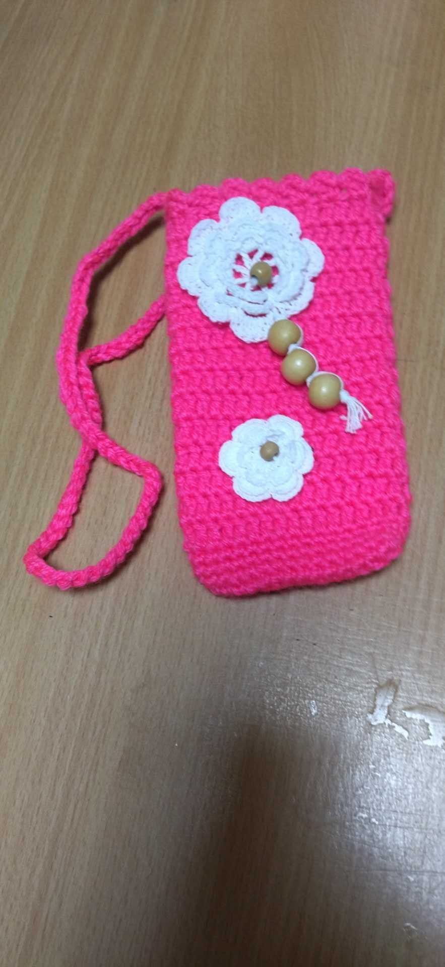 Bolsa em Rosa Fúcsia, muito gira para tm ou cartão da escola