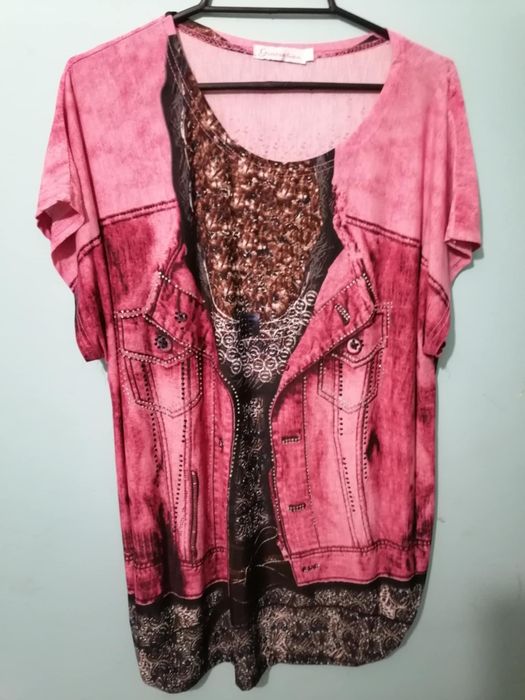 Bluzka damska z cekinami rozmiar L-XL