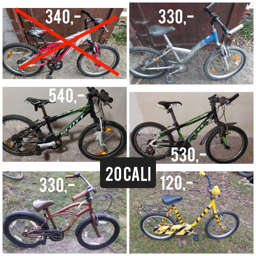 Rowerek dzieciecy Hunter ALU 20" I INNE