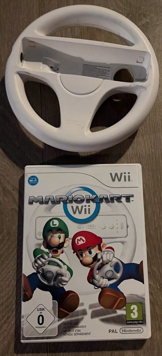 Mário Kart + Volante Nintendo Wii