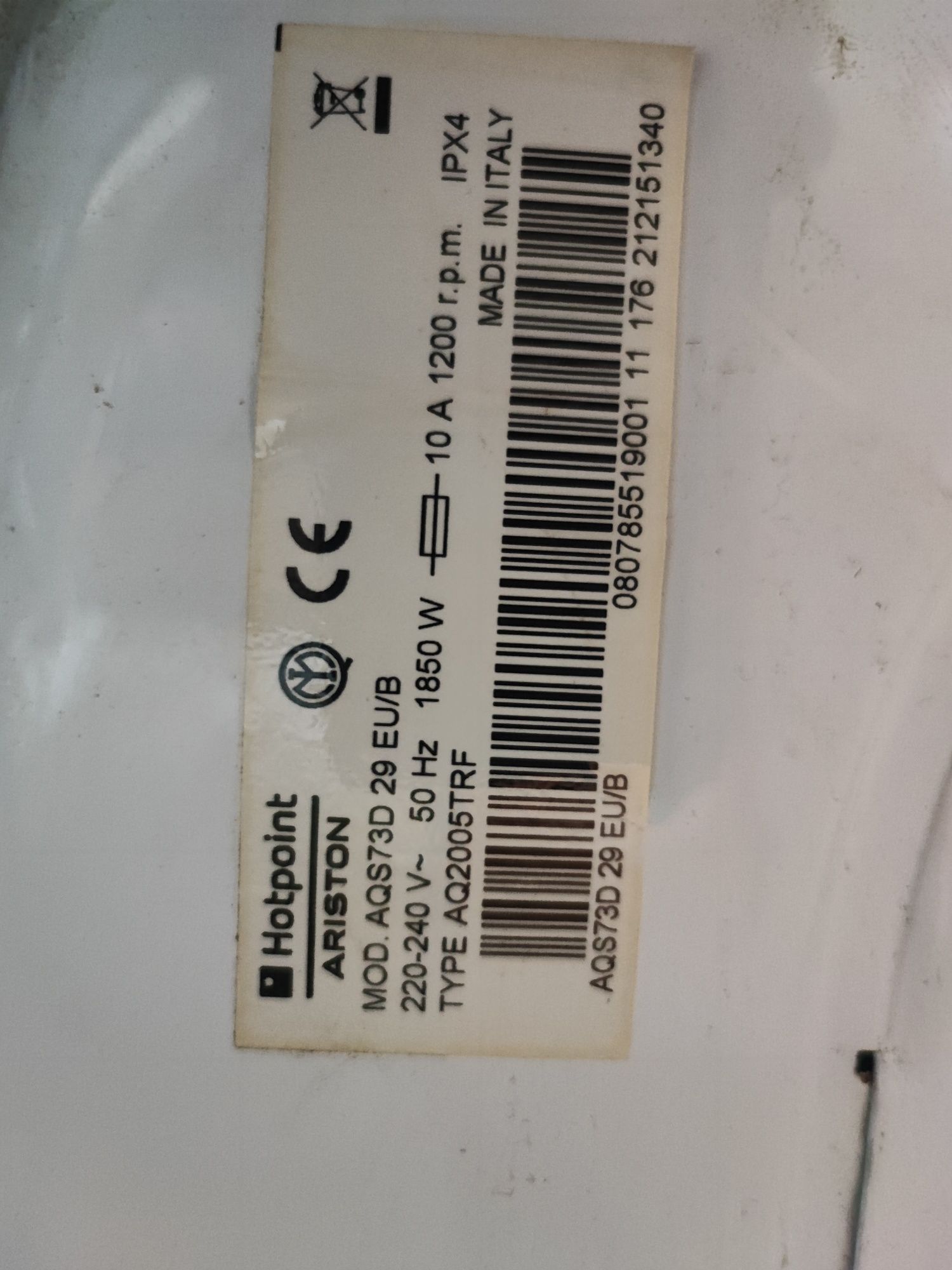 Pralka Ariston Hotpoint