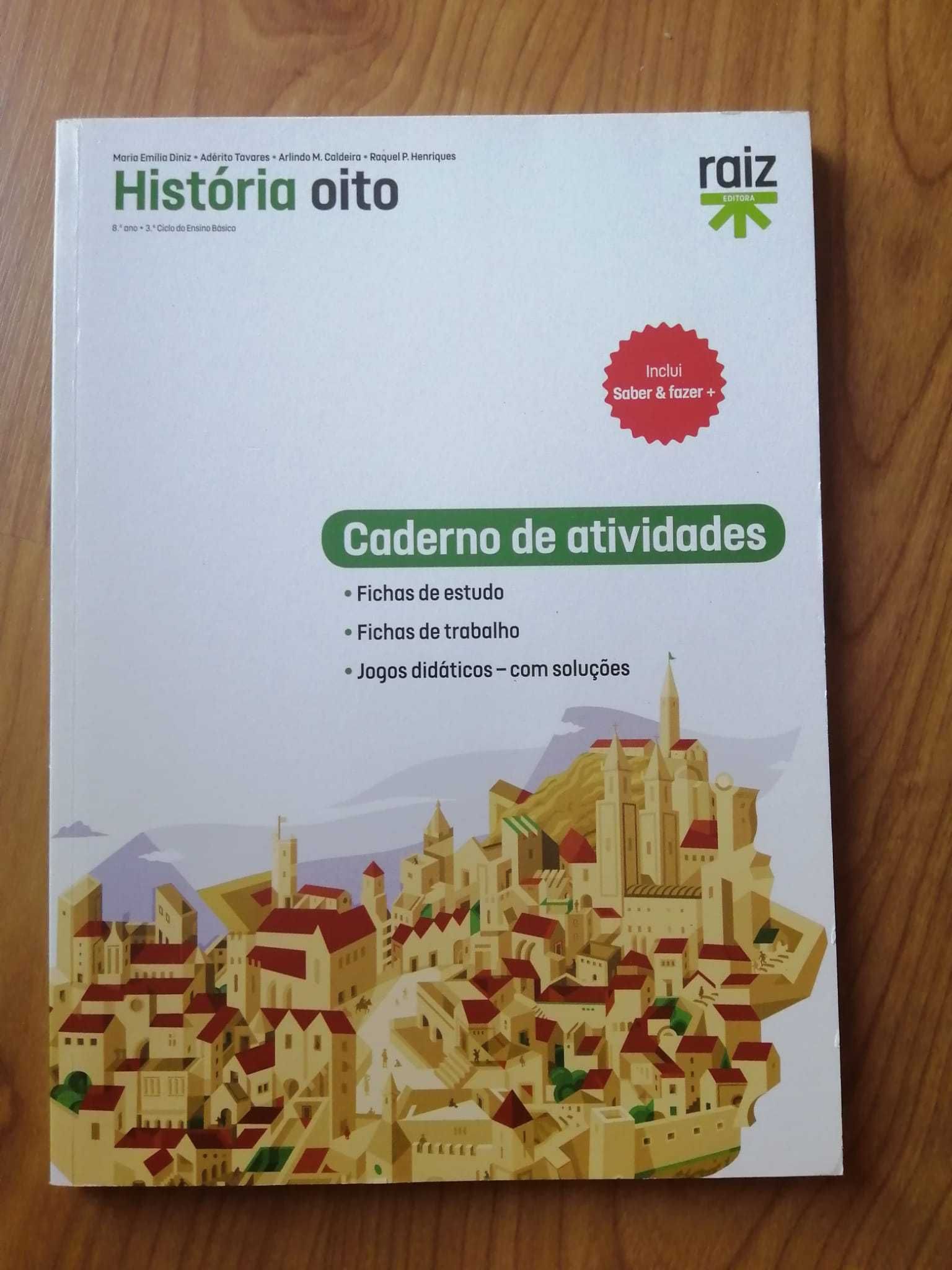 Caderno de Atividades - História Oito - 8.º Ano