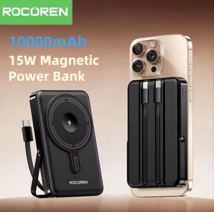 Power Bank Ugreen,Baseus,Rocoren,Essager MagSafe 5000-20000mAh, 15-65w