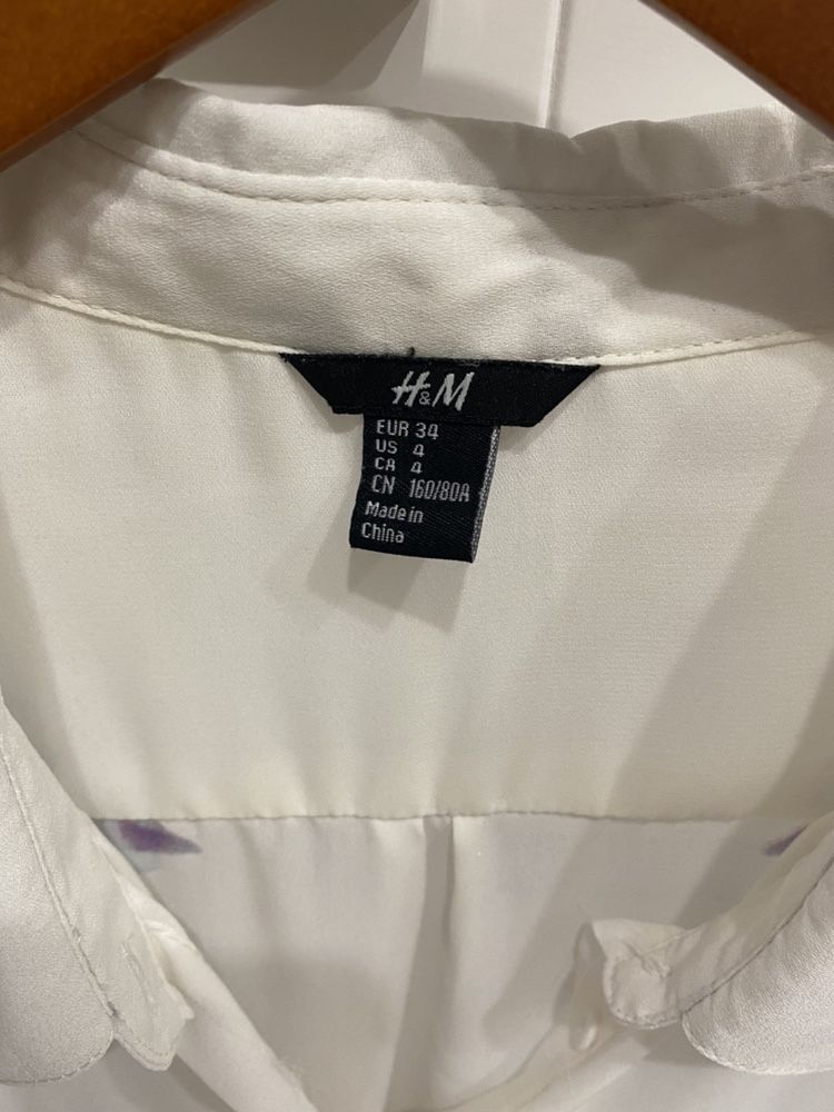 Блузка рубашка H&M S