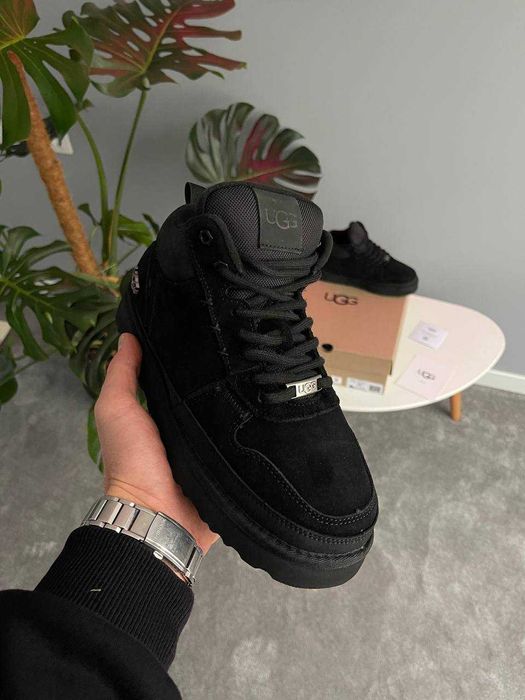 Уггі UGG Highland Hi Heritage Black ботікни чорні