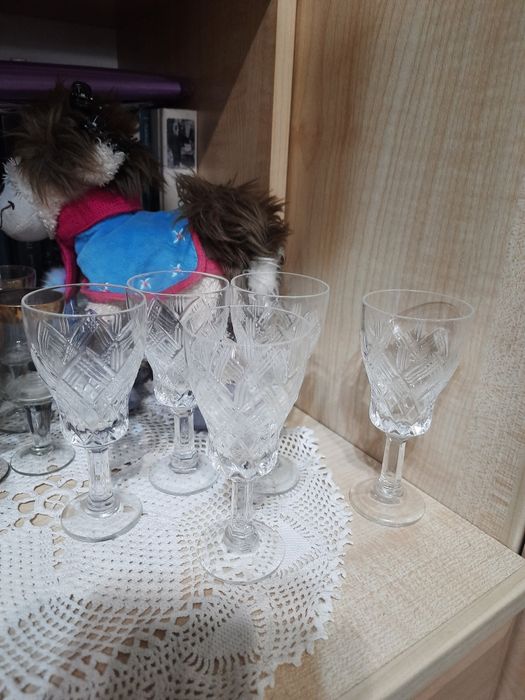 Посуд ссср рюмки фужеры хрусталь кувшин графин