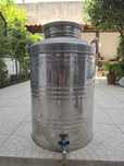 Depósito inox 50L leite azeite etx