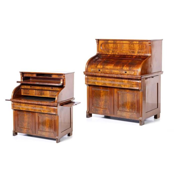 SECRETÁRIA DE CILINDRO Inglesa, do séc. XIX