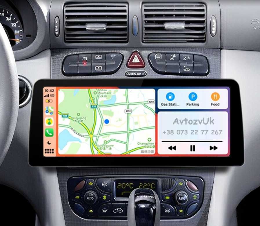 Магнитола Mercedes C w209 CLC w203 G w463 GPS 2 din CarPlay Android 14