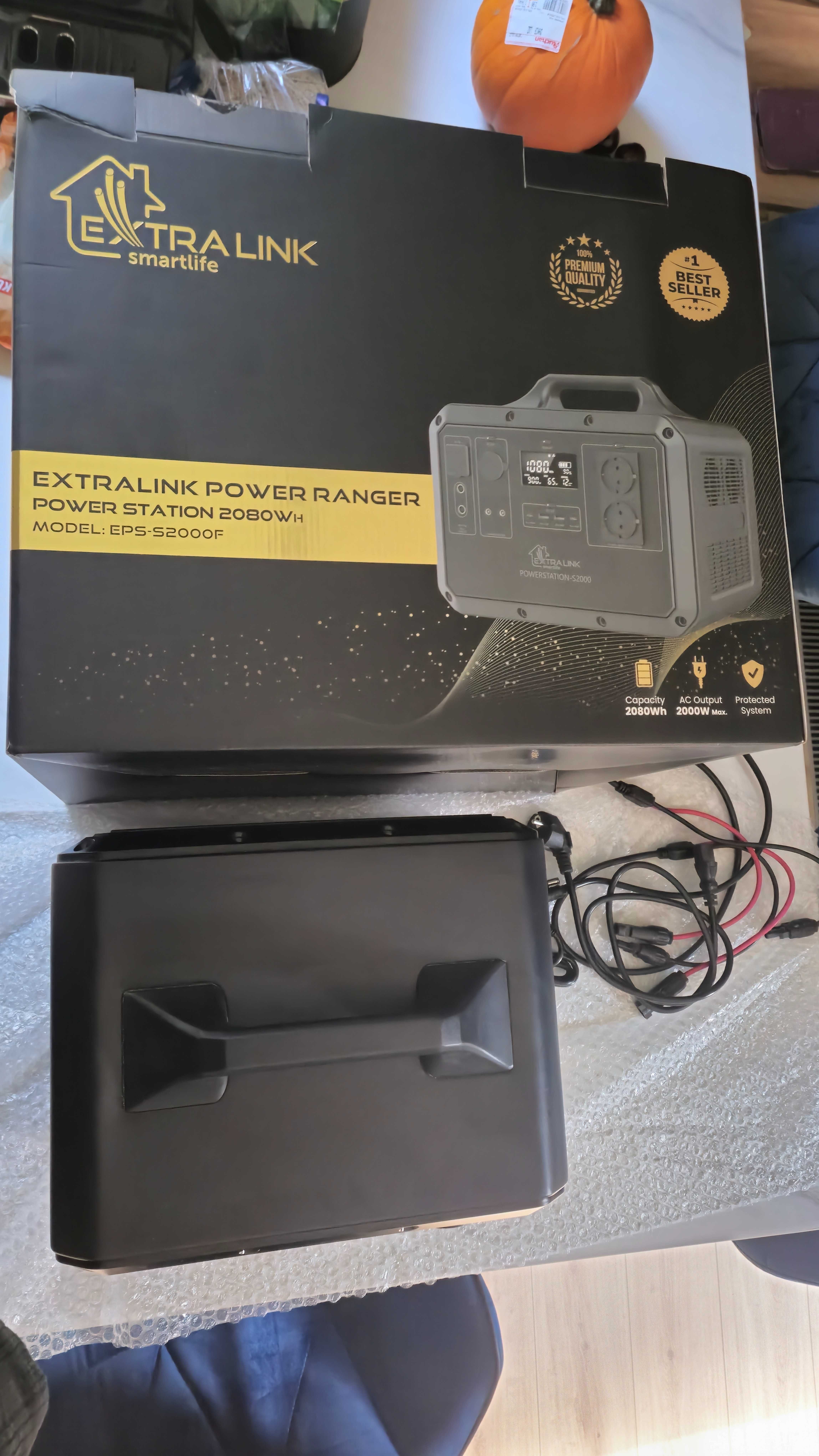 Agregat przenośna stacja zasilania EPS-S2000F 2240 Wh, 2400W, LiFePO4