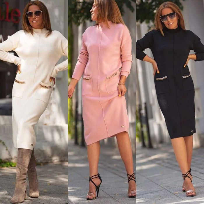 Распродажа! Модное теплое платье из ангоры  3 цвета + Подарок