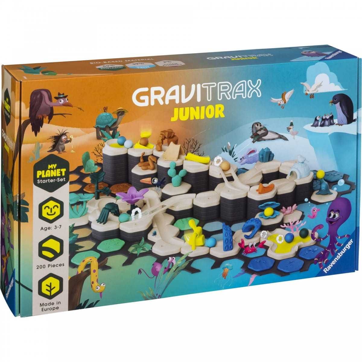 GraviTrax Junior zestaw startowy Planeta XXL + młotek i zapadnia